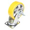 Vestil Polyurethane Swivel With Brake Caster 6 In. Diameter x 2 In. Width 661 lb Yellow/Gray CST-PY-6X2PUA-SWB - alternate 7